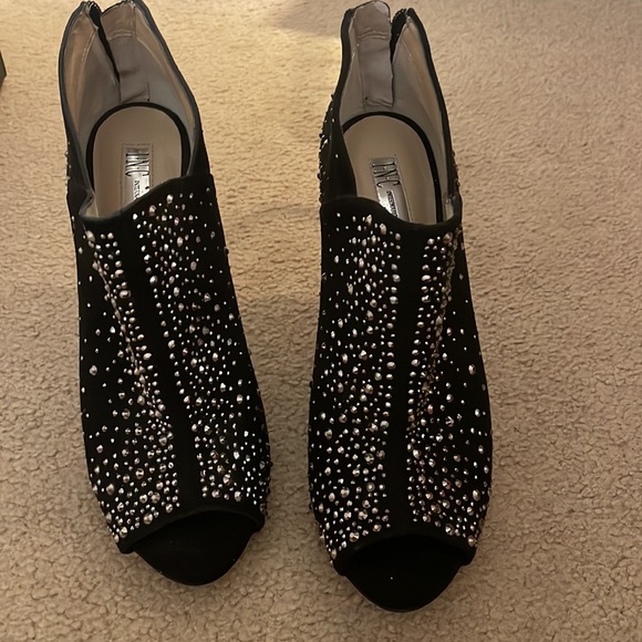 INC International Concepts Shoes - INC black bling heels